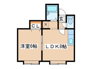 ラポール福住の物件間取画像